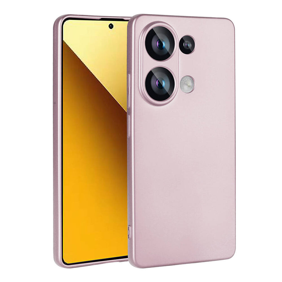 Xiaomi Poco M6 Pro 4G Kılıf Zore Premier Silikon Kılıf - Rose Gold