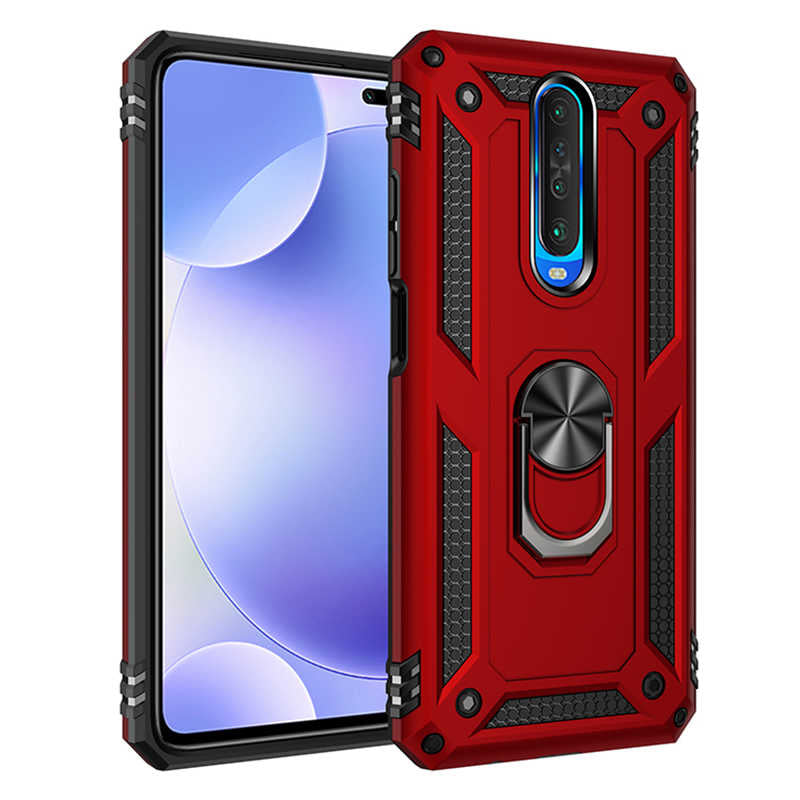 Xiaomi Poco X2 Kılıf Zore Vega Kılıf - Kırmızı