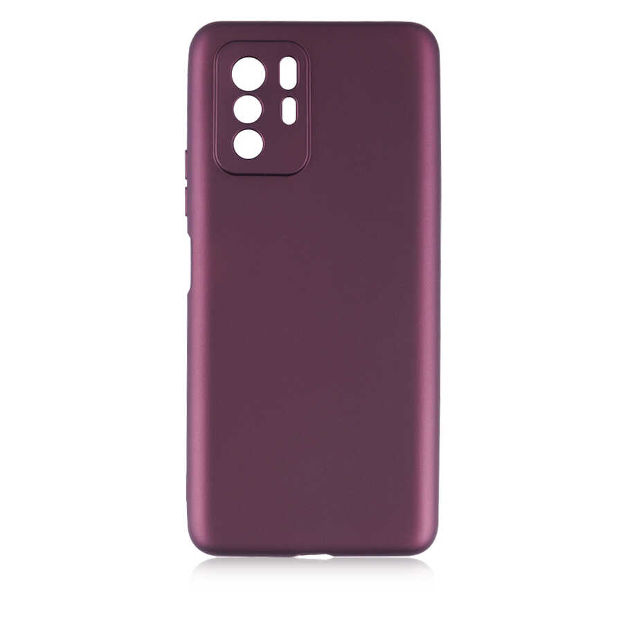Xiaomi Poco X3 GT Kılıf Zore Premier Silikon Kılıf - Mürdüm