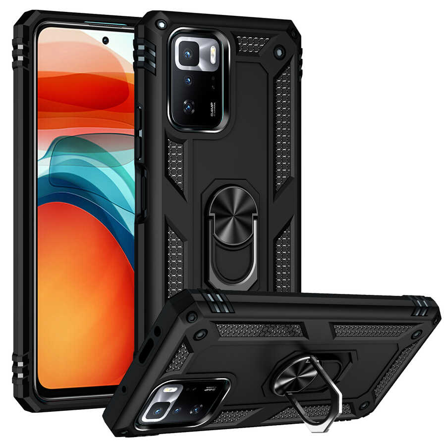 Xiaomi Poco X3 GT Kılıf Zore Vega Kılıf - Siyah