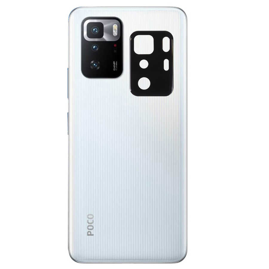 Xiaomi Poco X3 GT Zore 3D Kamera Camı - Siyah