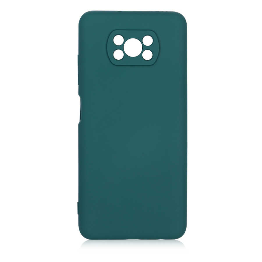 Xiaomi Poco X3 Kılıf Zore Mara Lansman Kılıf - Koyu Yeşil