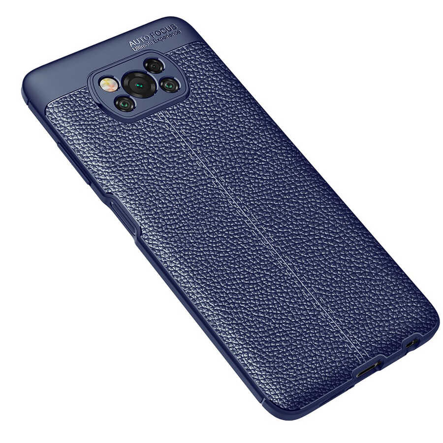 Xiaomi Poco X3 Kılıf Zore Niss Silikon Kılıf - Lacivert