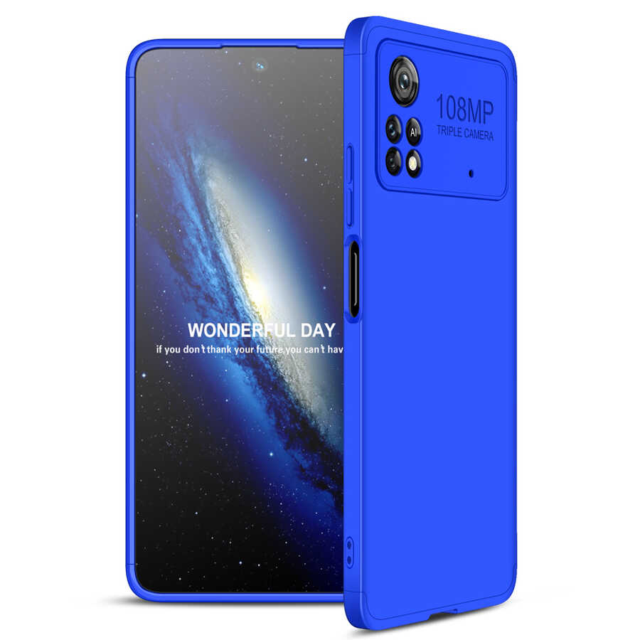 Xiaomi Poco X4 Pro 5G Kılıf Zore Ays Kılıf - Mavi