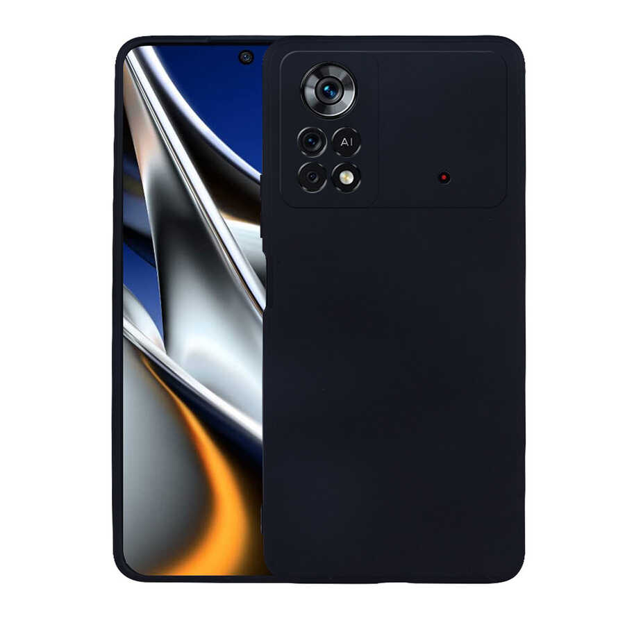 Xiaomi Poco X4 Pro 5G Kılıf Zore Premier Silikon Kılıf - Siyah