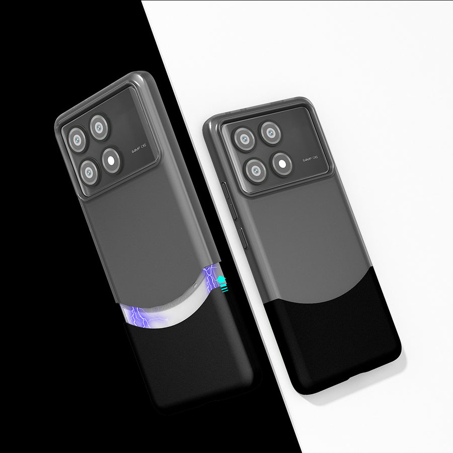 Xiaomi Poco X6 Pro Kılıf Mıknatıslı Zore Duble Kılıf - Siyah