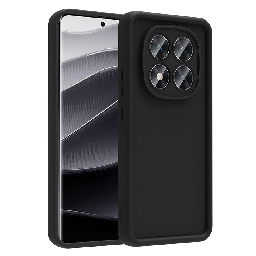 Xiaomi Poco X7 Kılıf Kamera Korumalı Zore Ananas Kılıf - Siyah