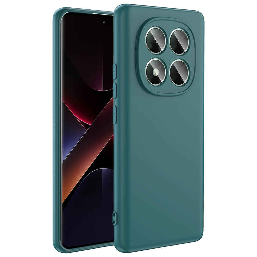 Xiaomi Poco X7 Kılıf Zore Mara Lansman Kılıf - Koyu Yeşil