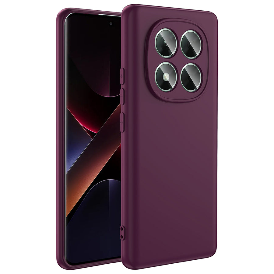 Xiaomi Poco X7 Kılıf Zore Mara Lansman Kılıf - Koyu Mor