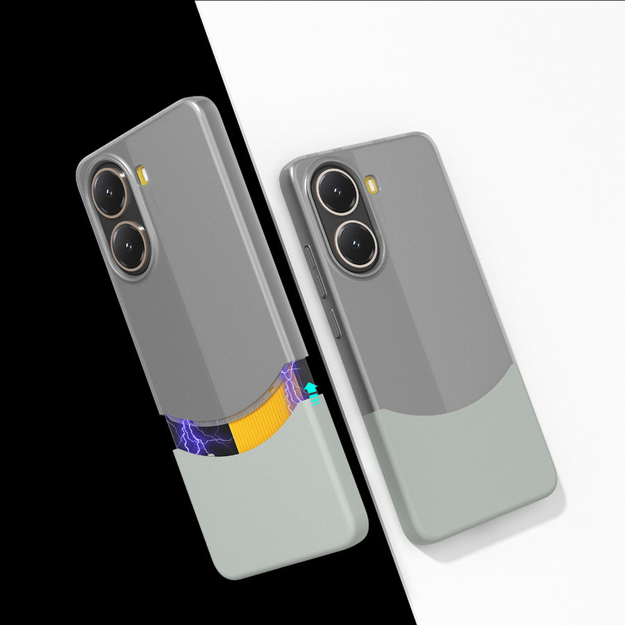 Xiaomi Poco X7 Pro Kılıf Mıknatıslı Zore Duble Kılıf - Gri