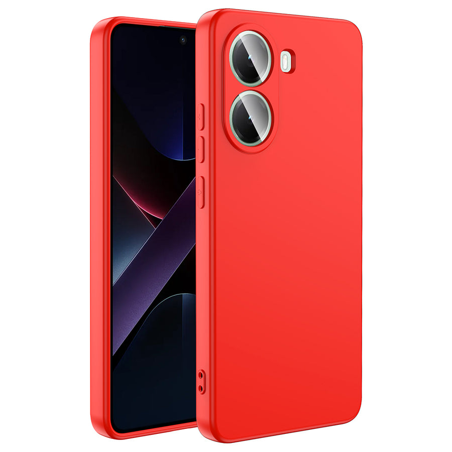 Xiaomi Poco X7 Pro Kılıf Zore Mara Lansman Kılıf - Kırmızı