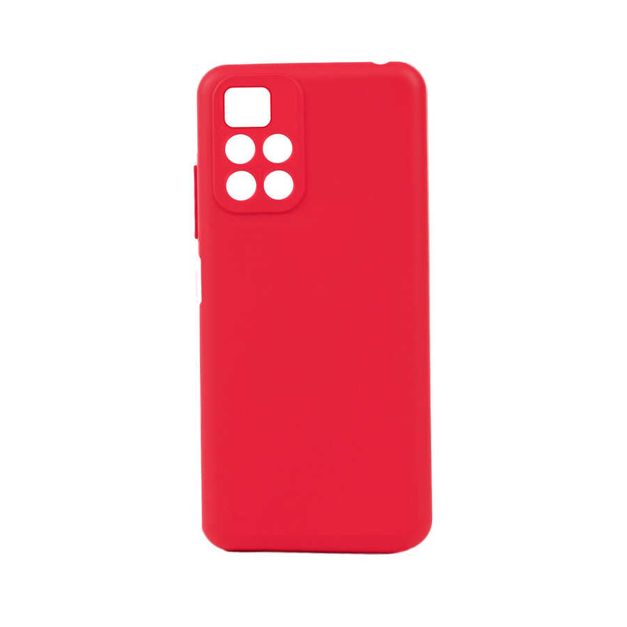Xiaomi Redmi 10 2022 Kılıf Zore Biye Silikon - Kırmızı