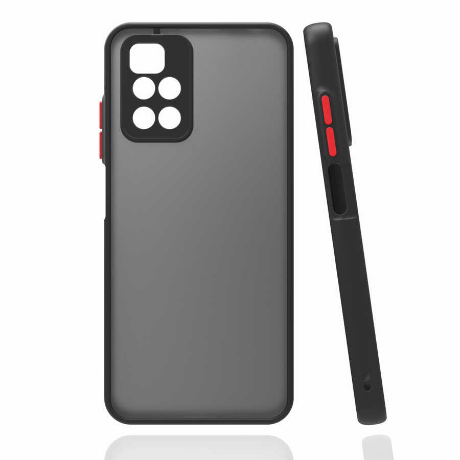 Xiaomi Redmi 10 Kılıf Zore Hux Kılıf - Siyah