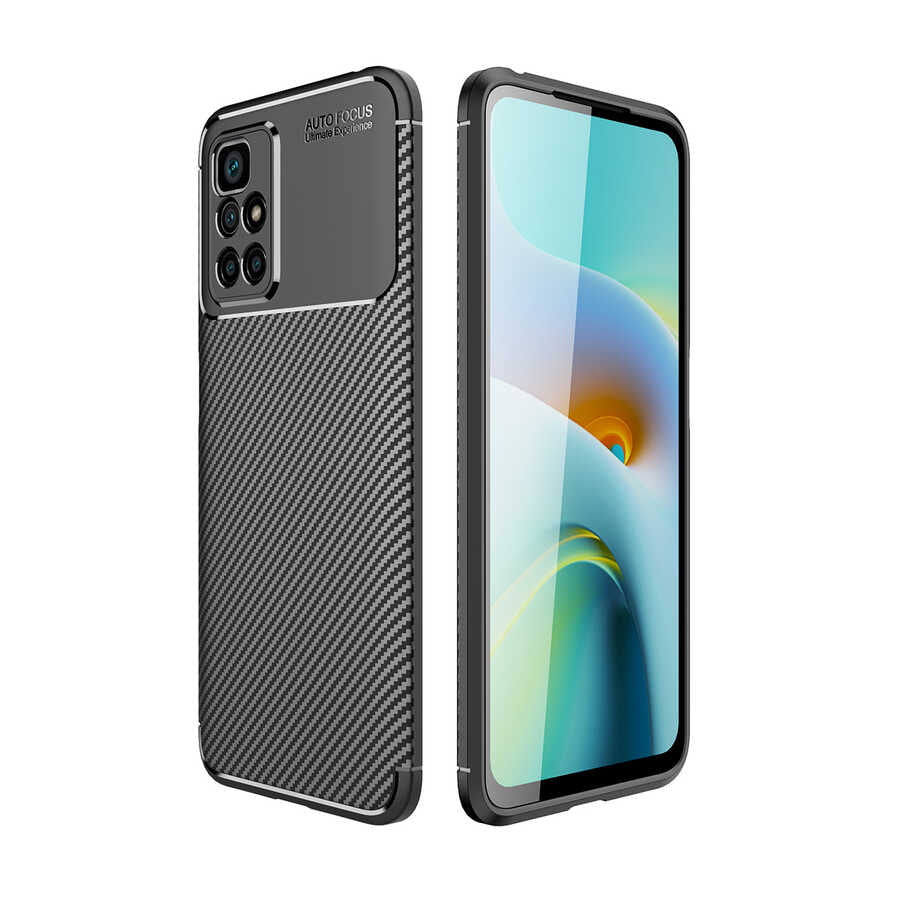 Xiaomi Redmi 10 Kılıf Zore Negro Silikon Kılıf - Siyah