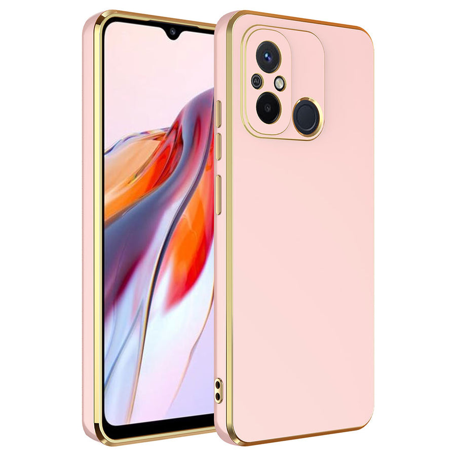 Xiaomi Redmi 12C Kılıf Zore Bark Kılıf - Rose Gold