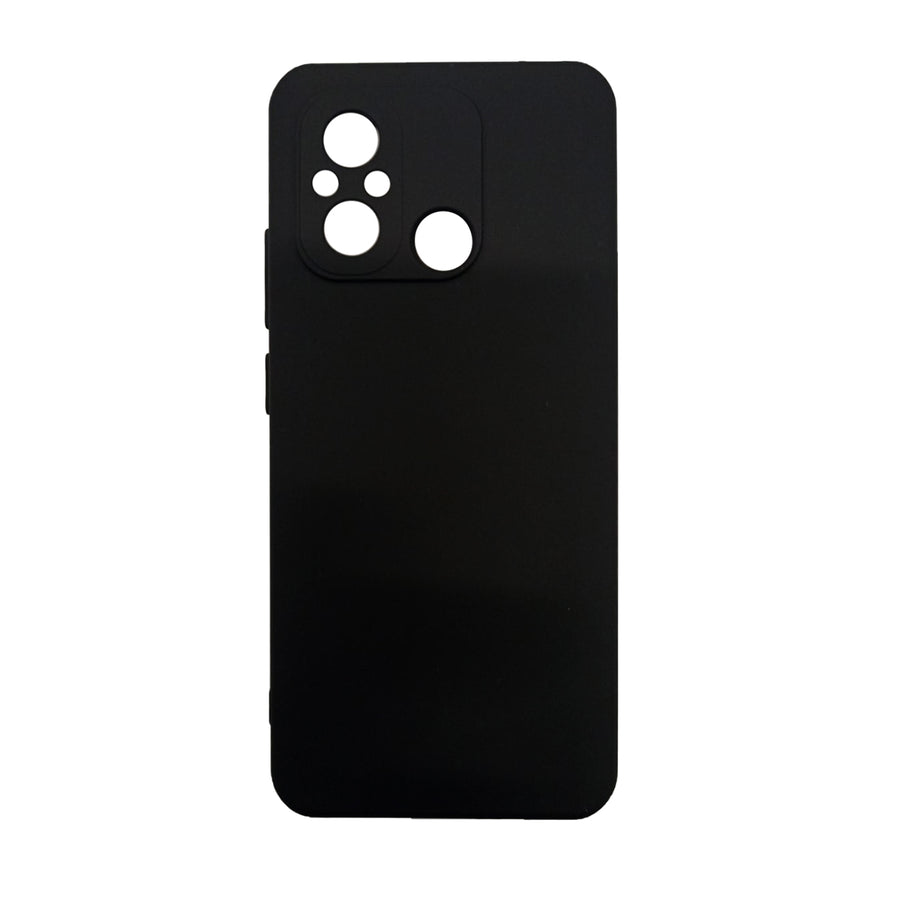 Xiaomi Redmi 12C Kılıf Zore Biye Silikon - Siyah