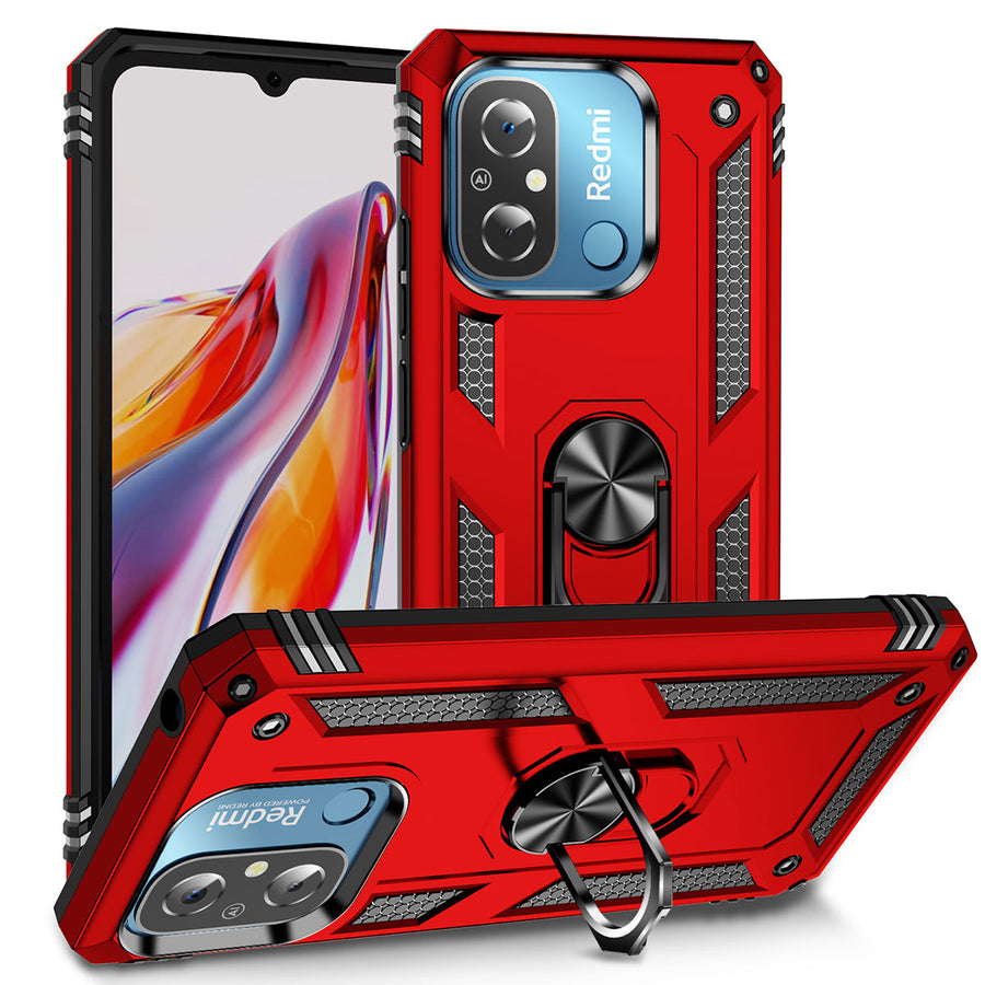 Xiaomi Redmi 12C Kılıf Zore Vega Kılıf - Kırmızı