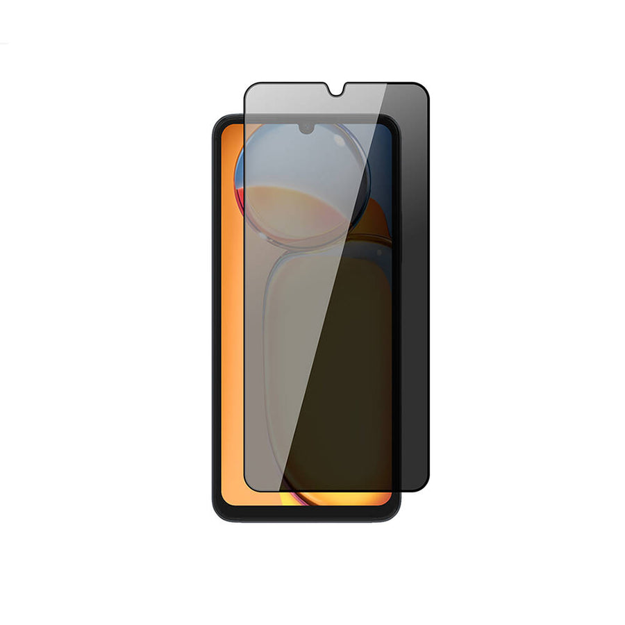 Xiaomi Redmi 13C Zore New 5D Privacy Temperli Ekran Koruyucu - Siyah