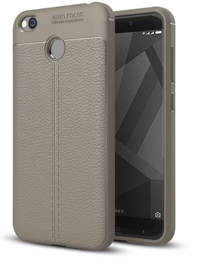 Xiaomi Redmi 4x Kılıf Zore Niss Silikon Kılıf - Gri