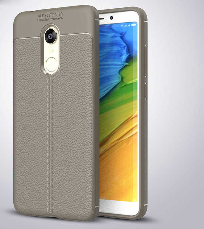 Xiaomi Redmi 5 Kılıf Zore Niss Silikon Kılıf - Gri