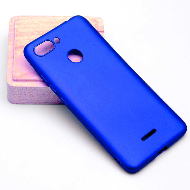 Xiaomi Redmi 6 Kılıf Zore Premier Silikon Kılıf - Saks Mavi