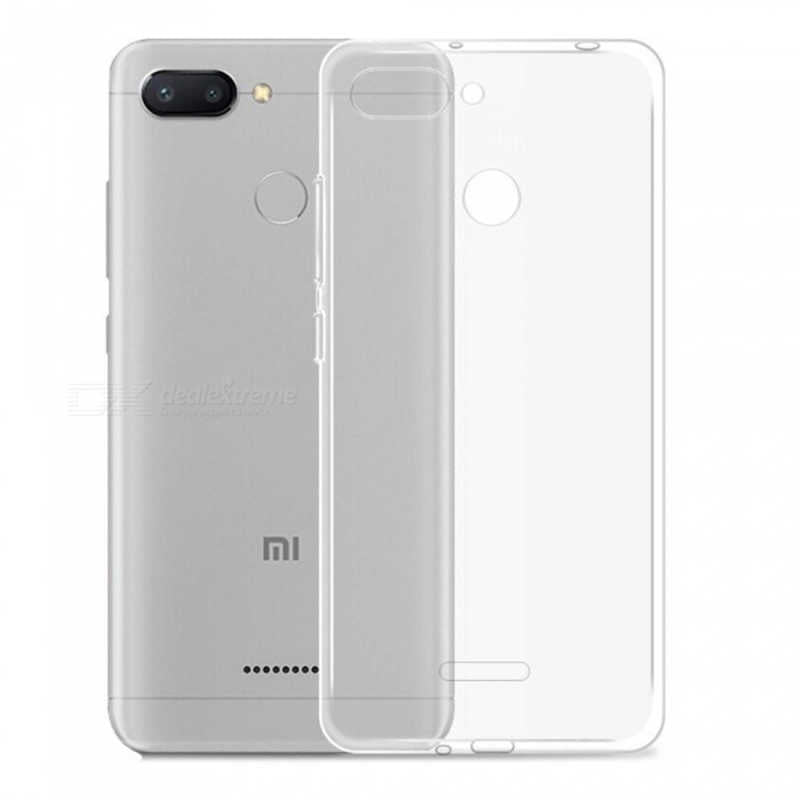 Xiaomi Redmi 6 Kılıf Zore Süper Silikon Kılıf - Renksiz