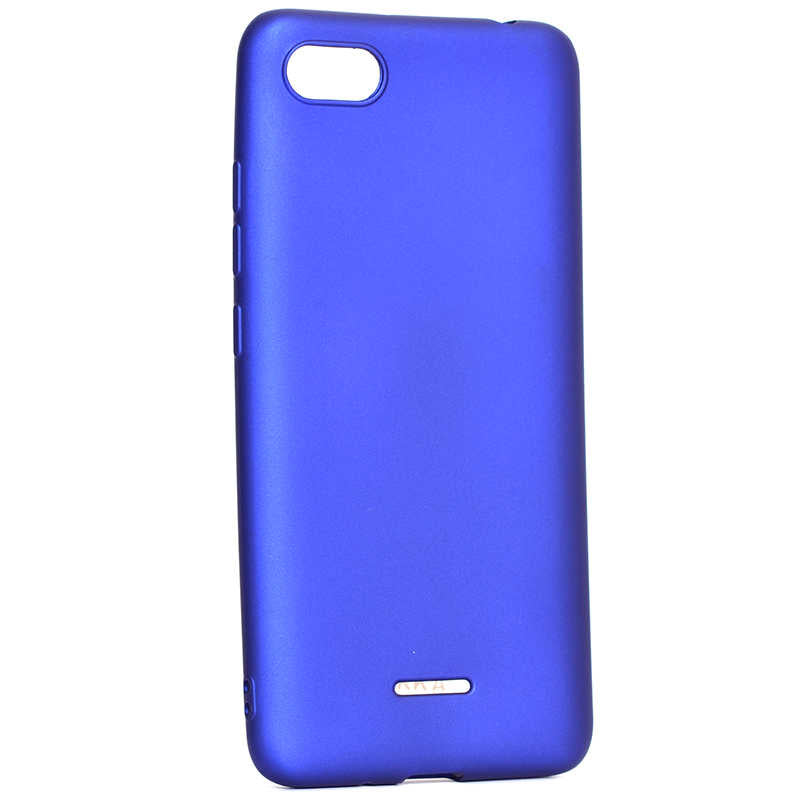 Xiaomi Redmi 6A Kılıf Zore Premier Silikon Kılıf - Saks Mavi