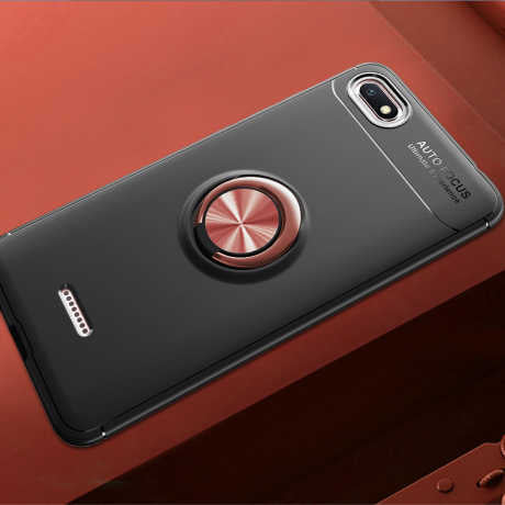 Xiaomi Redmi 6A Kılıf Zore Ravel Silikon Kılıf - Siyah-Rose Gold