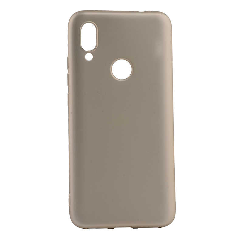 Xiaomi Redmi 7 Kılıf Zore Premier Silikon Kılıf - Gold