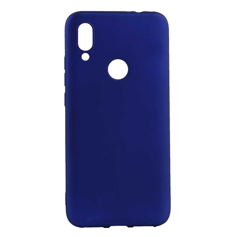 Xiaomi Redmi 7 Kılıf Zore Premier Silikon Kılıf - Saks Mavi