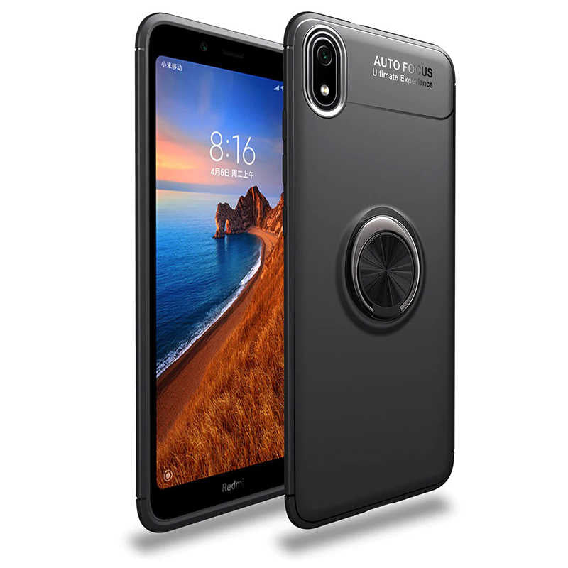 Xiaomi Redmi 7A Kılıf Zore Ravel Silikon Kılıf - Siyah
