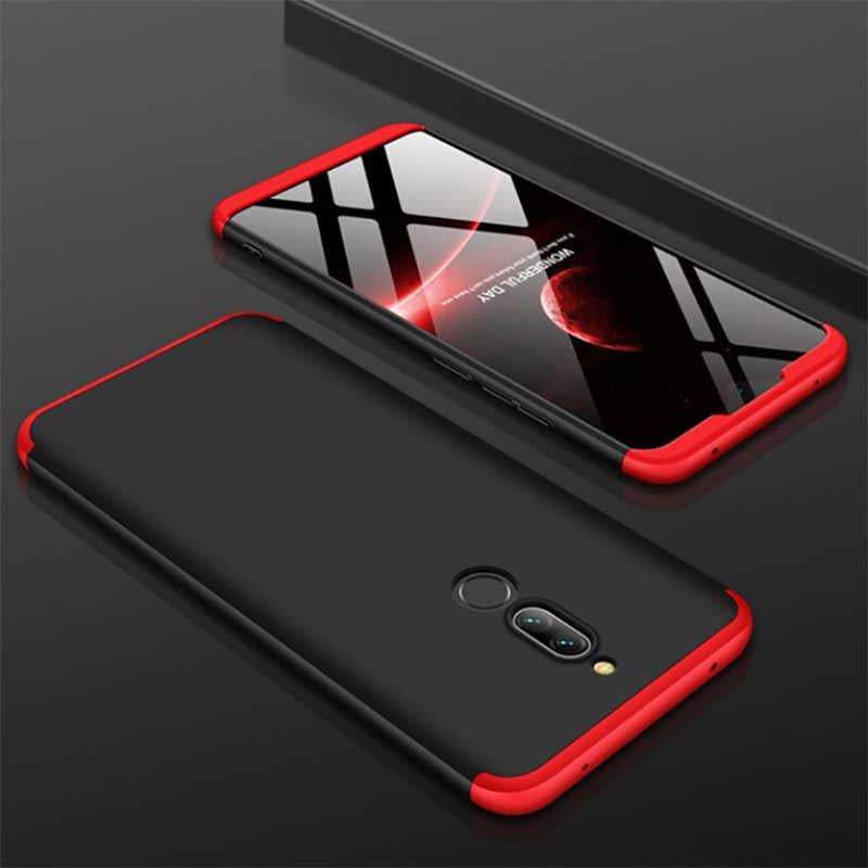 Xiaomi Redmi 8 Kılıf Zore Ays Kılıf - Siyah-Kırmızı