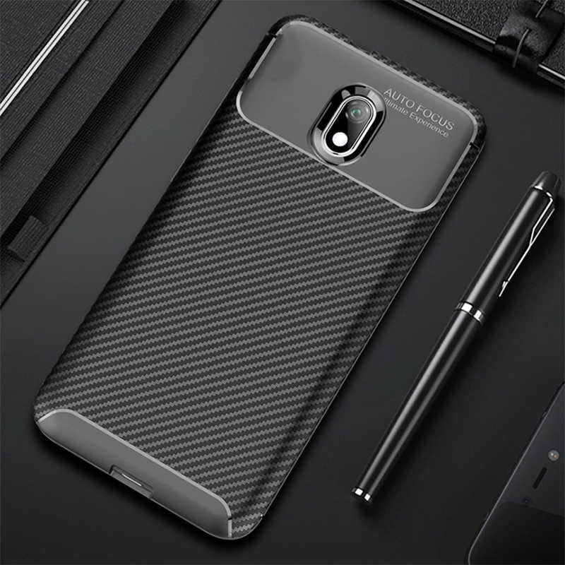 Xiaomi Redmi 8A Kılıf Zore Negro Silikon Kılıf - Siyah