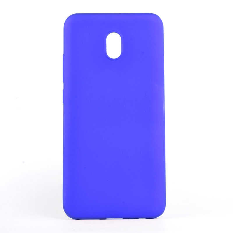 Xiaomi Redmi 8A Kılıf Zore Premier Silikon Kılıf - Saks Mavi