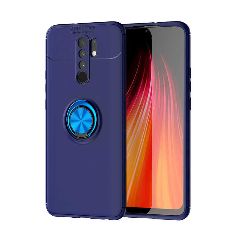 Xiaomi Redmi 9 Kılıf Zore Ravel Silikon Kılıf - Mavi