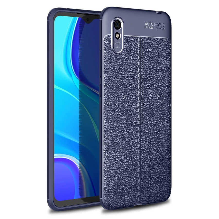 Xiaomi Redmi 9A Kılıf Zore Niss Silikon Kılıf - Lacivert