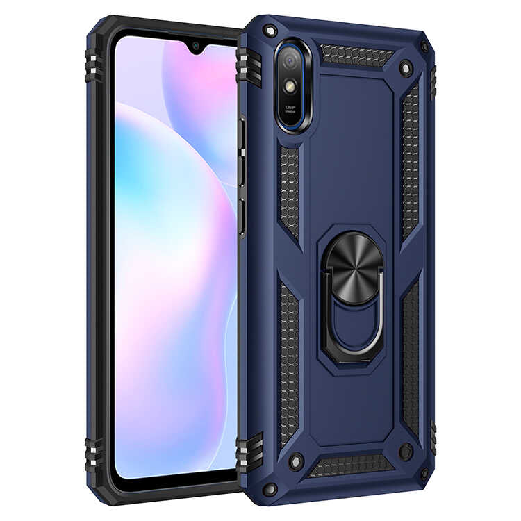 Xiaomi Redmi 9A Kılıf Zore Vega Kılıf - Mavi