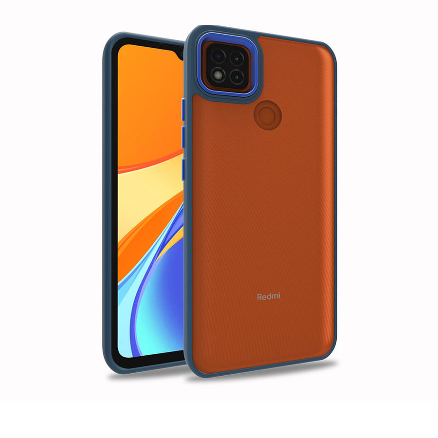 Xiaomi Redmi 9C Kılıf Zore Flora Kılıf - Mavi