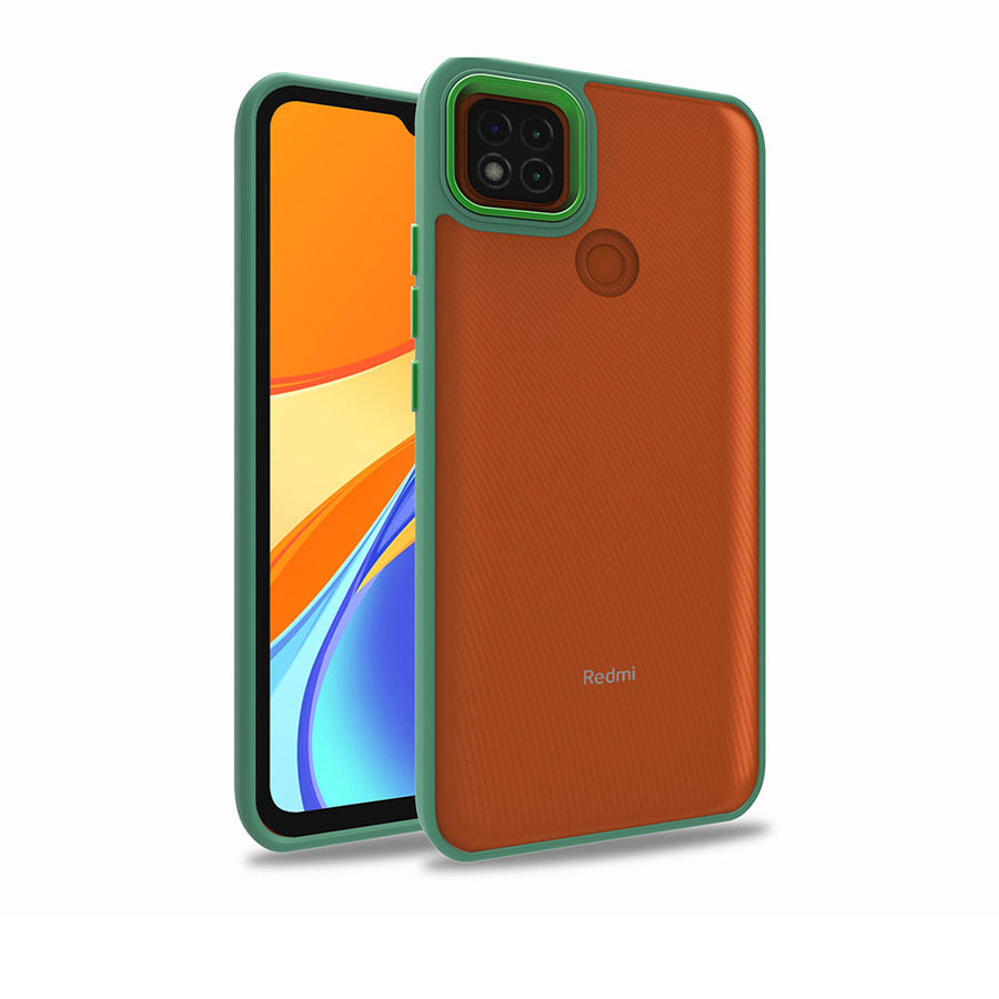 Xiaomi Redmi 9C Kılıf Zore Flora Kılıf - Yeşil