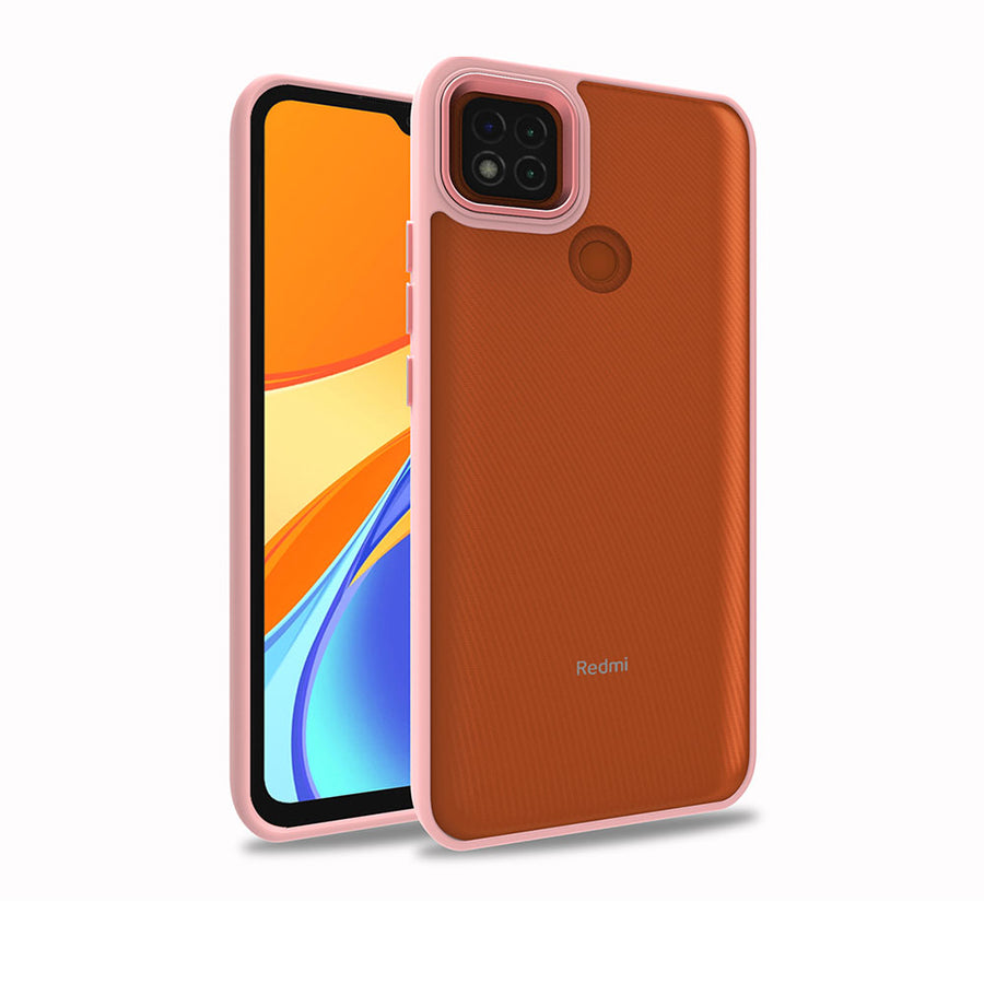 Xiaomi Redmi 9C Kılıf Zore Flora Kılıf - Rose Gold