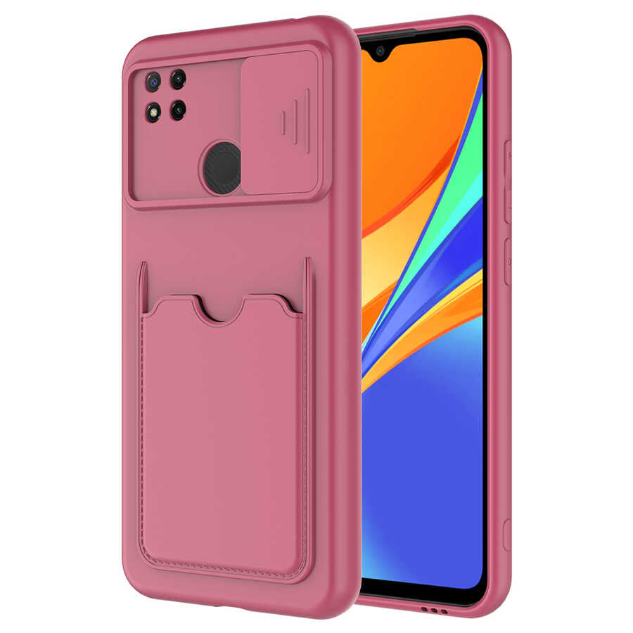 Xiaomi Redmi 9C Kılıf Zore Kartix Kılıf - Koyu Mor