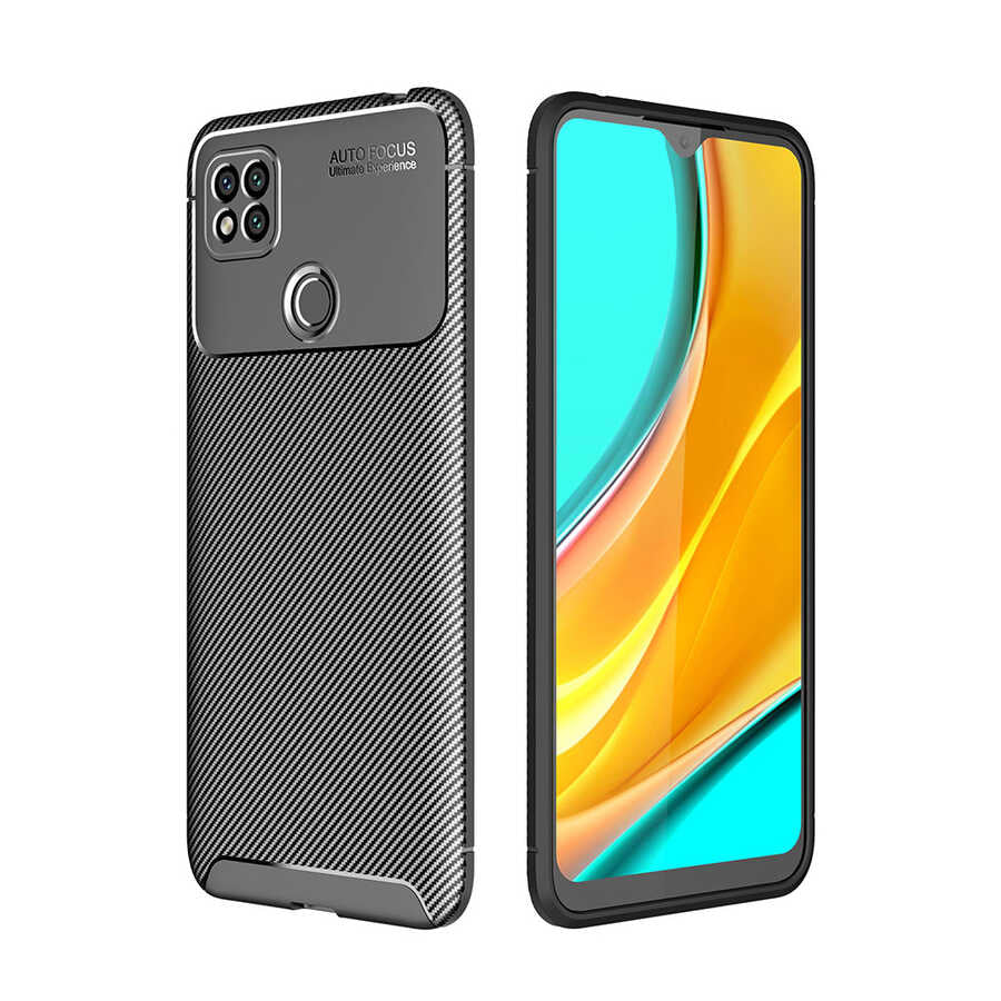 Xiaomi Redmi 9C Kılıf Zore Negro Silikon Kılıf - Siyah