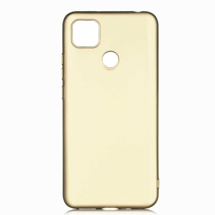 Xiaomi Redmi 9C Kılıf Zore Premier Silikon Kılıf - Gold