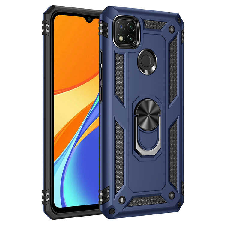 Xiaomi Redmi 9C Kılıf Zore Vega Kılıf - Mavi