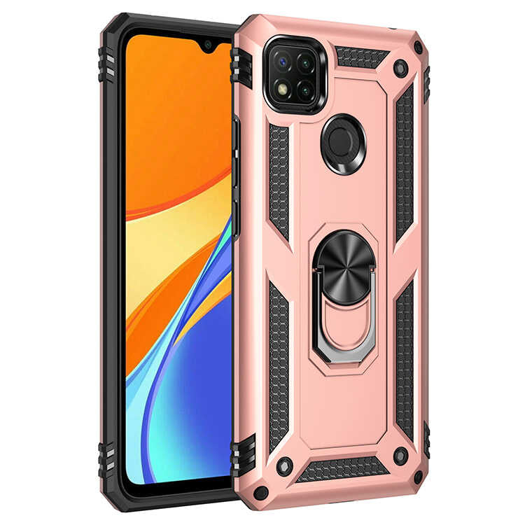 Xiaomi Redmi 9C Kılıf Zore Vega Kılıf - Rose Gold