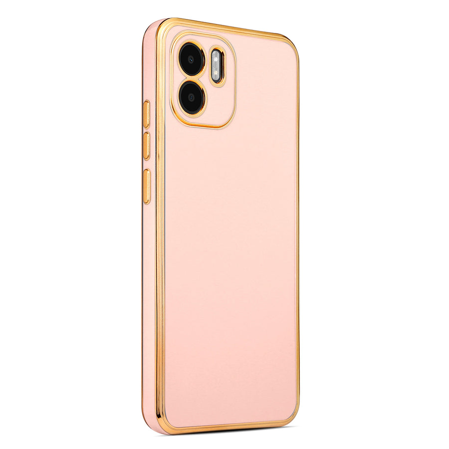 Xiaomi Redmi A1 Kılıf Zore Bark Kılıf - Rose Gold