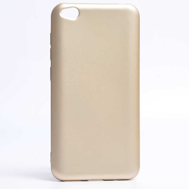 Xiaomi Redmi Go Kılıf Zore Premier Silikon Kılıf - Gold