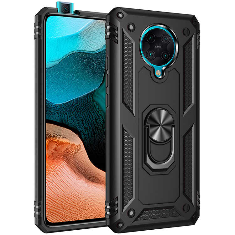 Xiaomi Redmi K30 Pro Kılıf Zore Vega Kılıf - Siyah