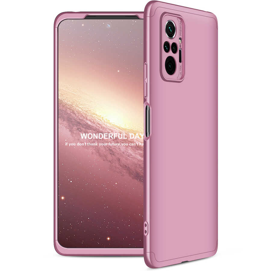 Xiaomi Redmi Note 10 Pro Kılıf Zore Ays Kılıf - Rose Gold