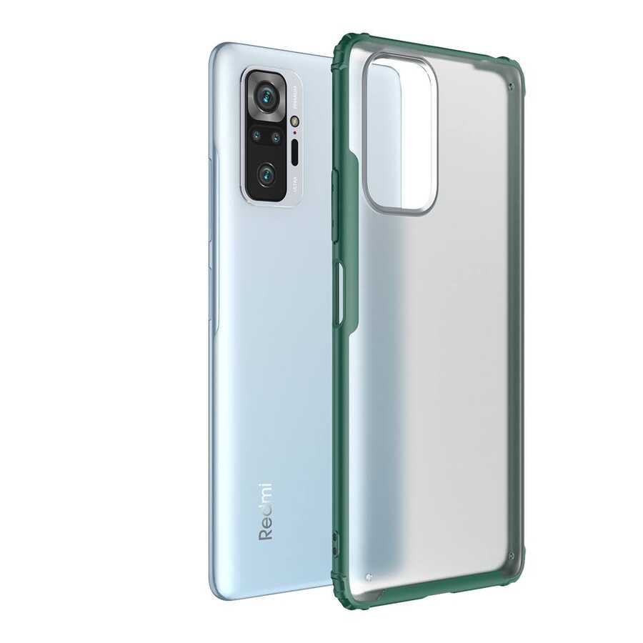 Xiaomi Redmi Note 10 Pro Kılıf Zore Volks Kılıf - Koyu Yeşil